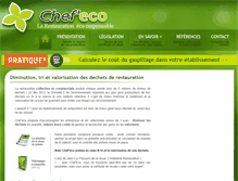 Tablet Screenshot of chef-eco.fr
